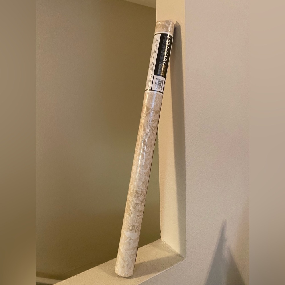 Eisenhart Beige Patterned Wallpaper Double Roll. NWT. Sealed.